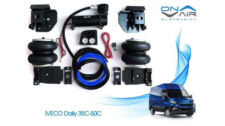 IVECO DAILY 35C- 50C   (2006- ) - Profesyonel  ilave havalı süspansiyon kiti (TSE Onaylı)