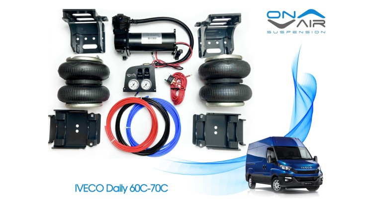 IVECO DAILY 60C- 72C   (2006- ) - Profesyonel ilave havalı süspansiyon kiti (TSE Onaylı)