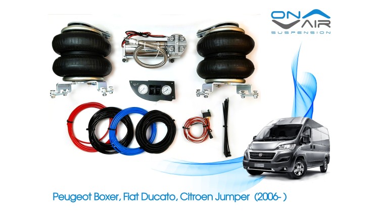 Peugeot Boxer, Fiat Ducato, Citroen Jumper (2006- ) - Opel Movano (2021-) Profesyonel ilave havalı süspansiyon kiti (TSE Onaylı) Peugeot Boxer, Fiat Ducato, Citroen Jumper (2006- ) - Opel Movano (2021-) Profesyonel ilave havalı süspansiyon kiti (TSE Onaylı)