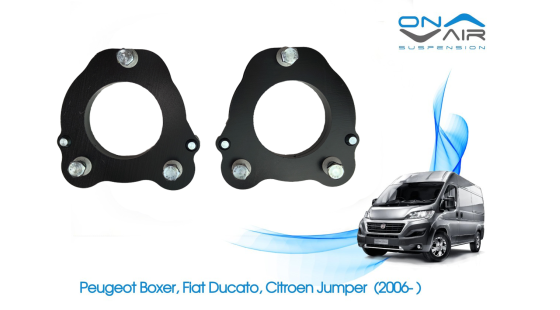 Peugeot Boxer, Fiat Ducato, Citroen Jumper (2006- ) - Ön süspansiyon 30 mm yükseltme Kiti Peugeot Boxer, Fiat Ducato, Citroen Jumper (2006- ) - Ön süspansiyon 30 mm yükseltme Kiti