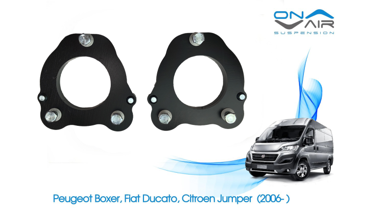 Peugeot Boxer, Fiat Ducato, Citroen Jumper (2006- ) - Ön süspansiyon 30 mm yükseltme Kiti Peugeot Boxer, Fiat Ducato, Citroen Jumper (2006- ) - Ön süspansiyon 30 mm yükseltme Kiti